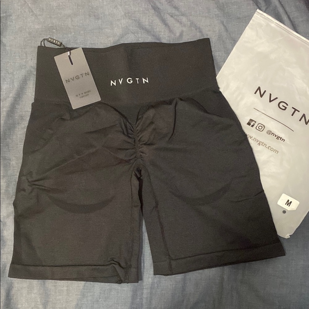 NVGTN Black Bike or gym  Shorts - Brand new with tags